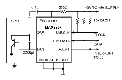 如何简化微控制器与温度传感器的接口设计？