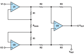 如何利用間接電流模式儀表放大器放大具有大直流偏移的交流信號？