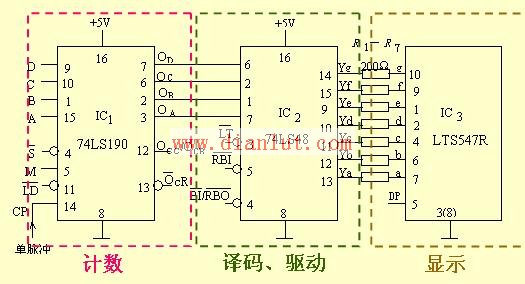 数码管驱动电路及数码管驱动电路图