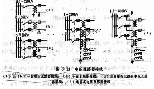 电压互感器接线图