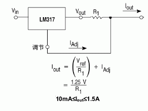 lm317稳压电路 LM317集成稳压电路