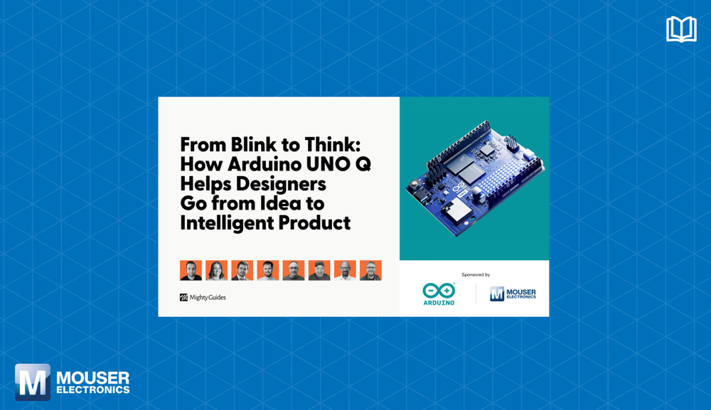 貿澤推出全新電子書探討如何利用熱門Arduino UNO Q開發板進行AI嵌入式設計