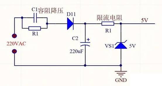 220V直接串聯(lián)電阻降壓5V能給手機(jī)充電嗎？