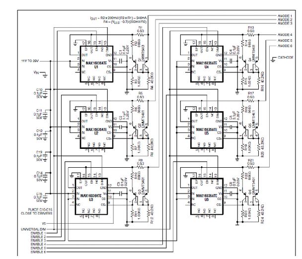 電路剖析：信號(hào)燈線性LED驅(qū)動(dòng)原理