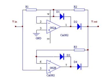 網(wǎng)友分享：運(yùn)放精密整流電路的幾種接法