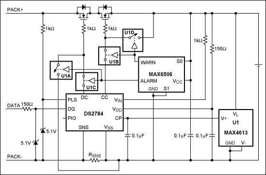 為DS2784獨(dú)立式電量計添加熱保護(hù)功能