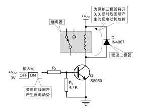 詳解三極管驅(qū)動繼電器