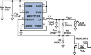 DC-DC開關(guān)穩(wěn)壓器—— 在DSP系統(tǒng)中延長電池壽命