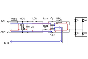 從浪涌抗擾度分析設(shè)計電源的前級電路
