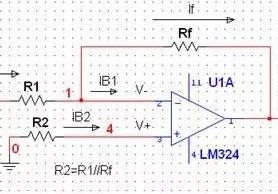 運放平衡電阻的理解