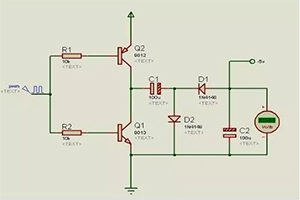 負電壓的產(chǎn)生電路圖原理和分析