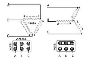 星三角啟動電路實物接線講解