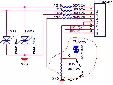 TVS-壓敏電阻 等保護(hù)類器件的布局問題