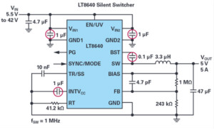 是否可以将低EMI电源安装到拥挤的电路板上？