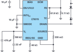 采用單個IC從30V至400V輸入產生隔離或非隔離±12V輸出