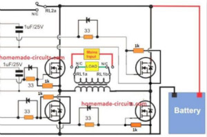 使用MOSFET內(nèi)的二極管為逆變器中的電池充電