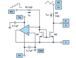 增強(qiáng)模式NMOS晶體管用作電流鏡