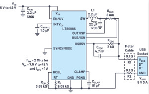 汽車USB 2.0和5 V Type-C解決方案提供充電和穩(wěn)健的數(shù)據(jù)線保護(hù)