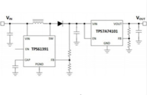 TPS61391升壓變換器，為電容麥克風提供48V超低噪聲幻象電源