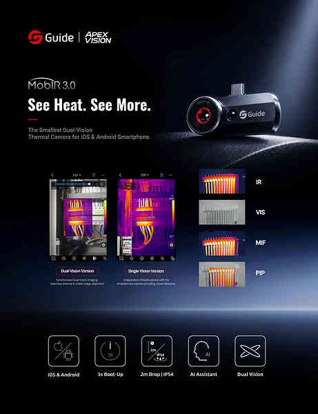 看見0.015℃的溫差：MobIR 3.0，你的下一臺熱像儀何必是熱像儀