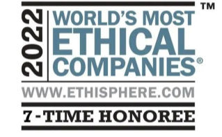 ETHISPHERE宣布安森美連續第七年獲選為2022年世界最道德企業之一