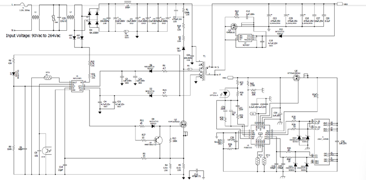 安森美NCP1345用于離線(xiàn) USB-PD 和 USB Type-C 電源轉(zhuǎn)換器的高度集成準(zhǔn)諧振反激式方案