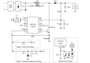 使用NCP1623A設(shè)計(jì)緊湊高效的PFC級(jí)的關(guān)鍵步驟