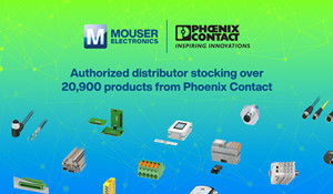 授權分銷商貿澤電子備貨豐富多樣的Phoenix Contact新品