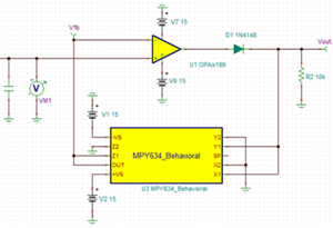 基于MPY634的有效值電路設計