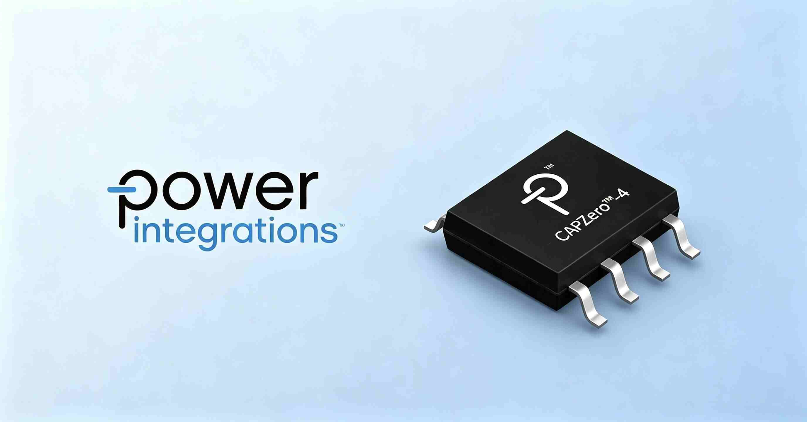 Power Integrations 推出 CAPZero-4 X 電容放電 IC，大幅降低電源空載與待機功耗