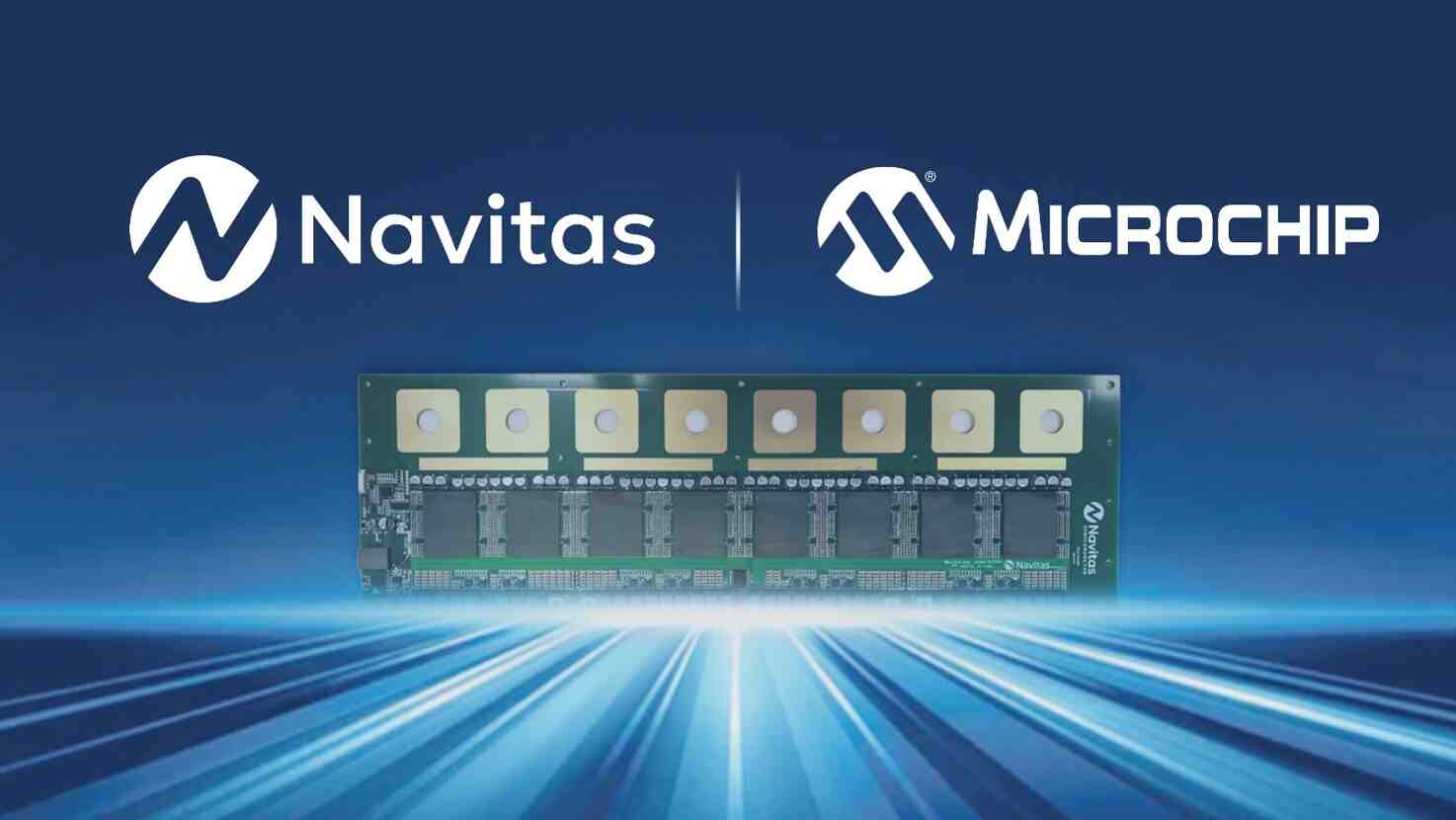 AI数据中心迈向800V直流机架电源架构：Microchip与Navitas合作助力推动电源转型