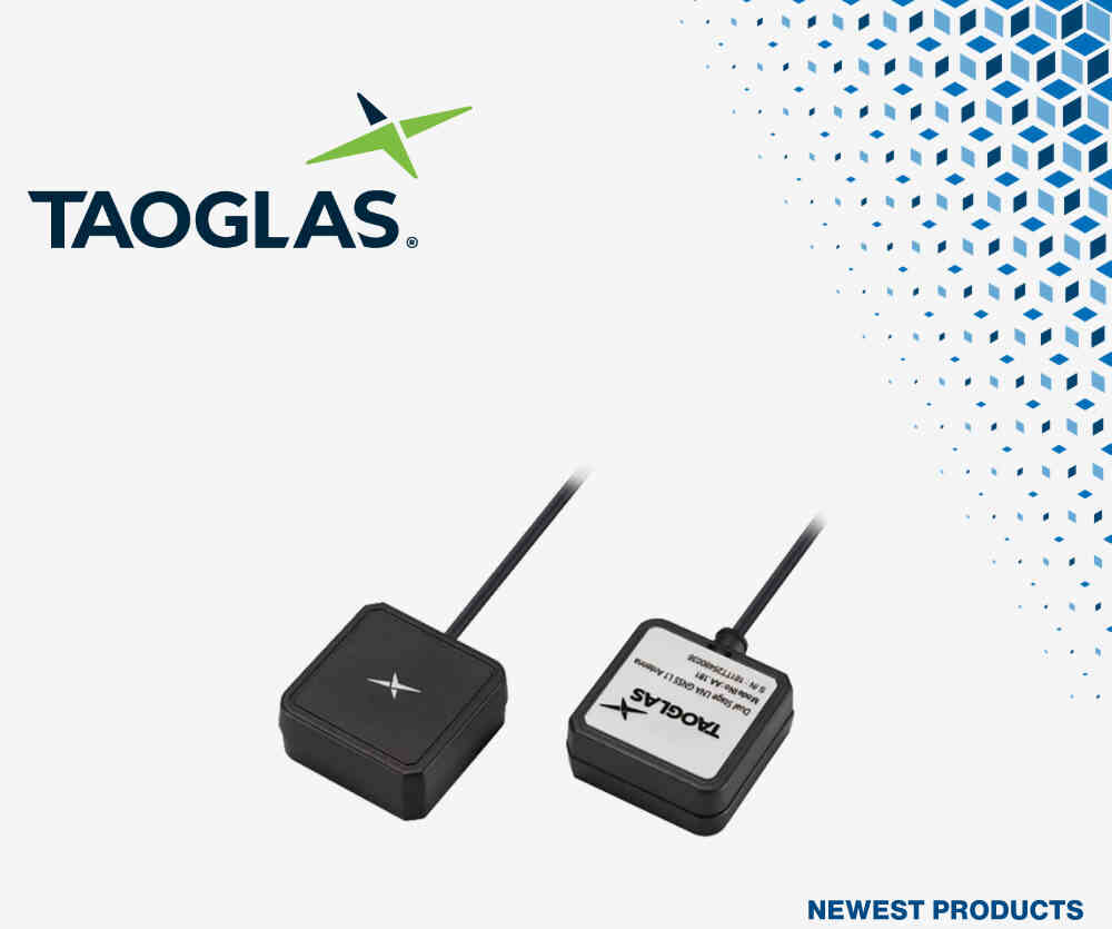 貿澤開售Taoglas Magma II AA.181天線 助力下一代精密定位系統發展