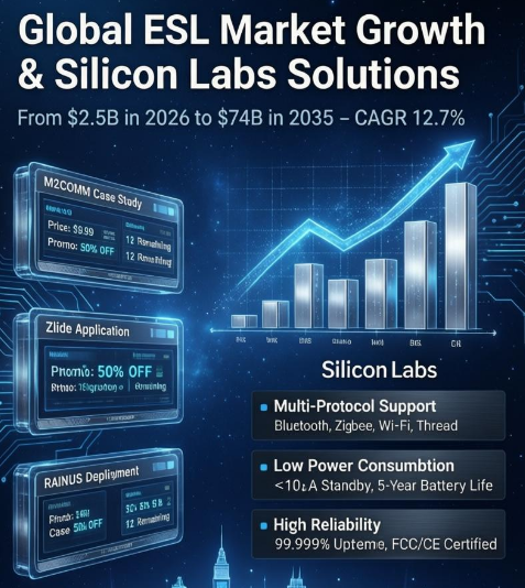 多协议赋能智慧零售未来,芯科科技引领ESL创新浪潮 多协议赋能智慧零售未来,芯科科技引领ESL创新浪潮