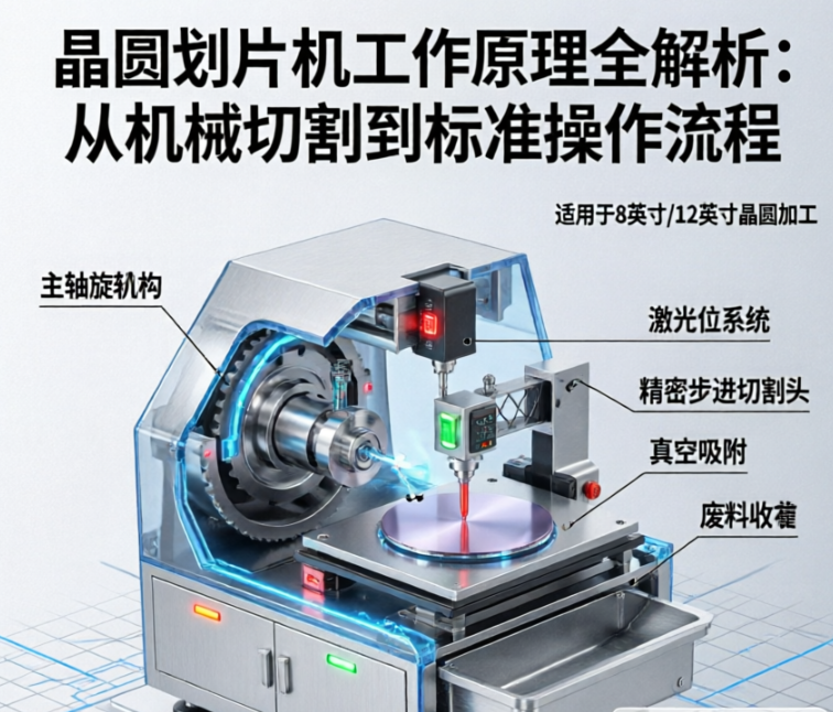 晶圆划片机工作原理全解析：从机械切割到标准操作流程