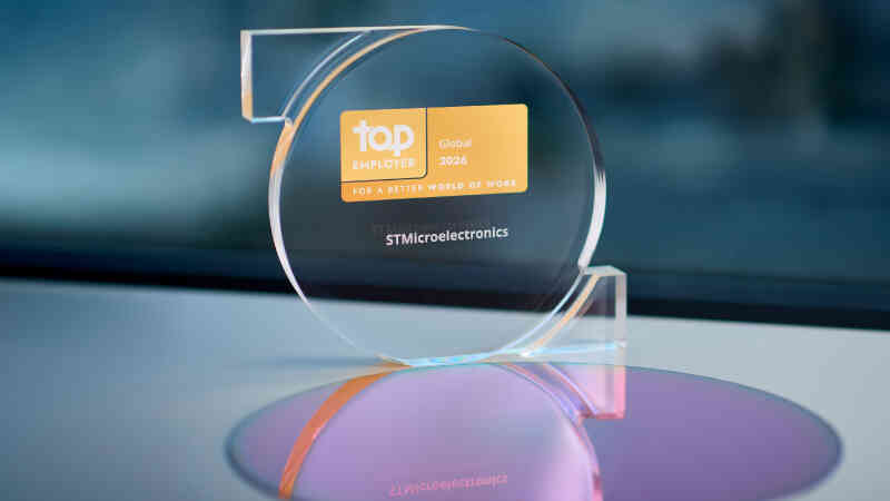 意法半导体荣膺2026年全球杰出雇主
