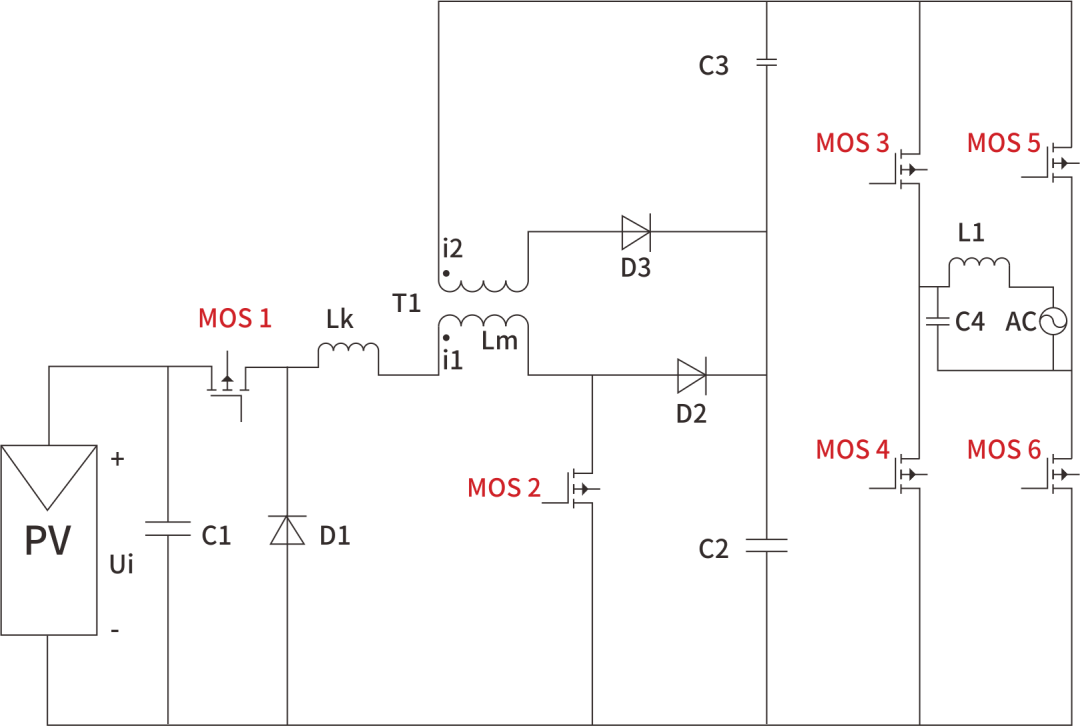 超結MOS/低壓MOS在微型逆變器上的應用