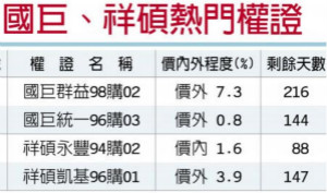 国巨、祥硕 法人抱股过年