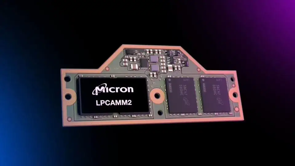 速率可达9600MT/s，美光推出LPCAMM2内存模块