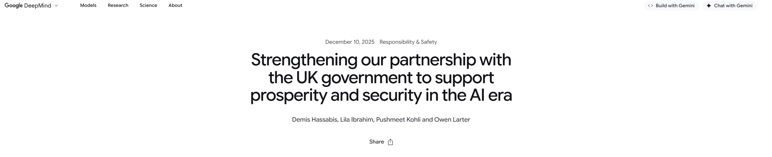 DeepMind 加碼英國市場 落地自動化實驗室并開放 Gemini 等 AI 模型定制服務