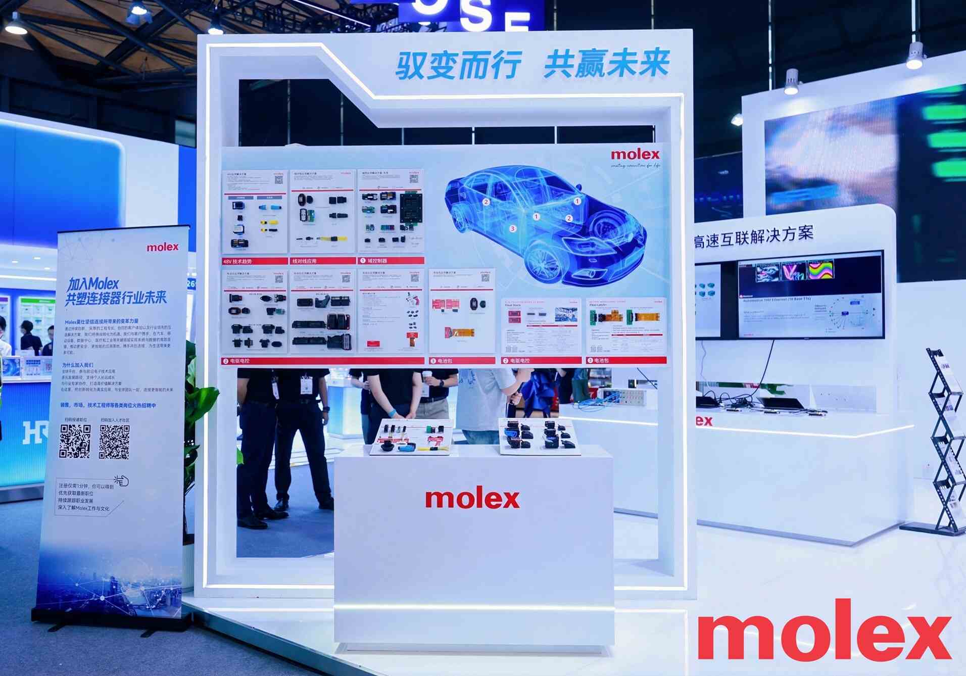 Molex 莫仕推出适配域控、ADAS 与 48V 的汽车互联方案