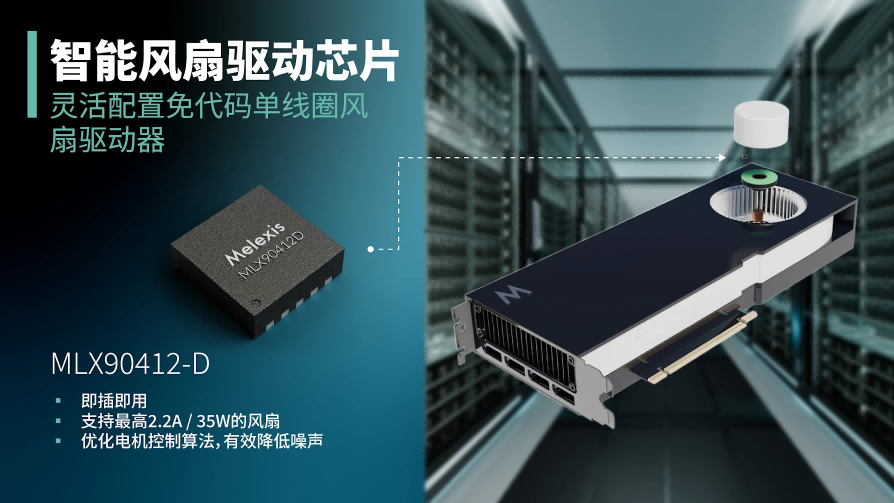 Melexis免代碼風扇驅動器助力AI GPU散熱