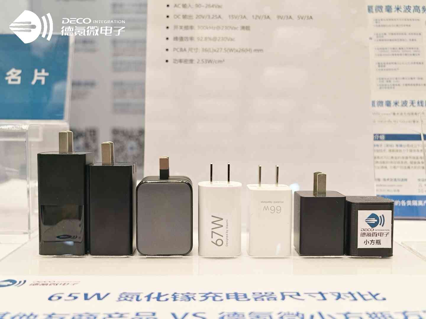 德氪微携全球最小65W快充方案亮相亚洲充电展