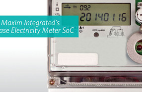 Maxim推出高集成度单相表计SoC，实现高精度电能测量