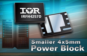 IR 推出 25V IRFH4257D FastIRFET 双功率 MOSFET