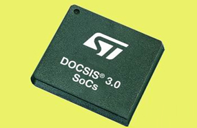 ST DOCSIS 3.1调制解调器平台，满足对高速数据服务需求