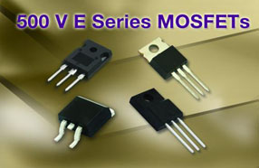 Vishay新款500V高压MOSFET 采用Gen II超级结技术