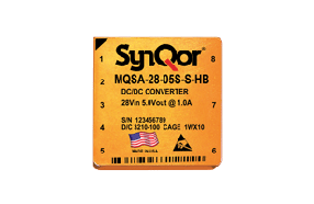 SynQor 5W Hi-Rel隔离/调整DC-DC变换器，用于要求苛刻的军工应用