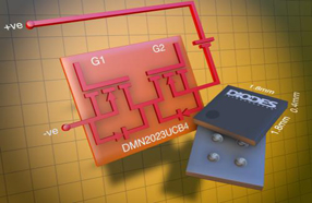 Diodes双向MOSFET-DMN2023UCB4提供单、双电芯锂电池充电保护