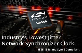 Silicon Labs推出最低抖动网络同步时钟IC，拥有业界最小尺寸和最低功耗