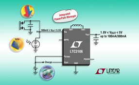 Linear新款降压-升压型 DC/DC 转换器 LTC3106 可优化多电源、低功率系统